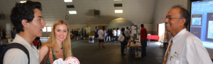 Momin Quddus at the Ventura County Science Fair